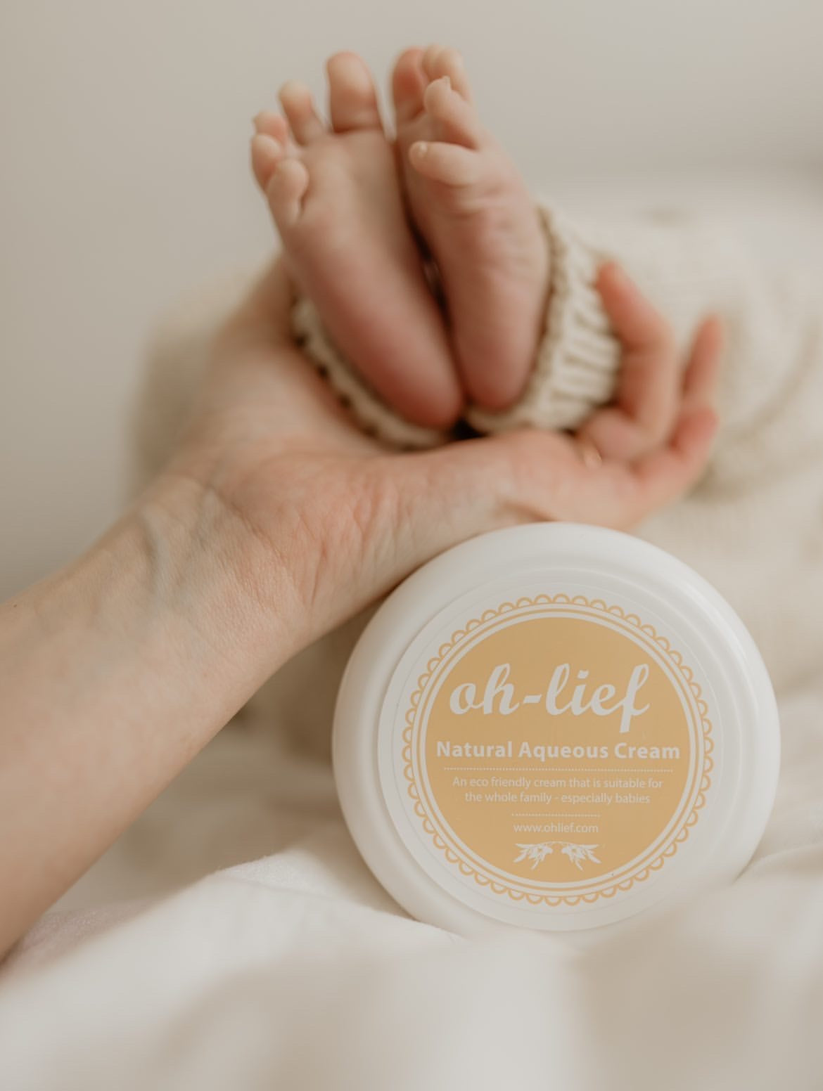 Oh-Lief Natural Aqueous Cream 50ml